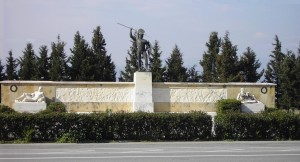 Monumento di oplite alle Termopili.