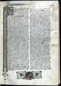 Una trascrizione quattrocentesca su pergamena delle Genealogie