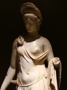 Nemesi (dettaglio, dal Nymphaeum di Sagalassos, ora al Burdur Museum)